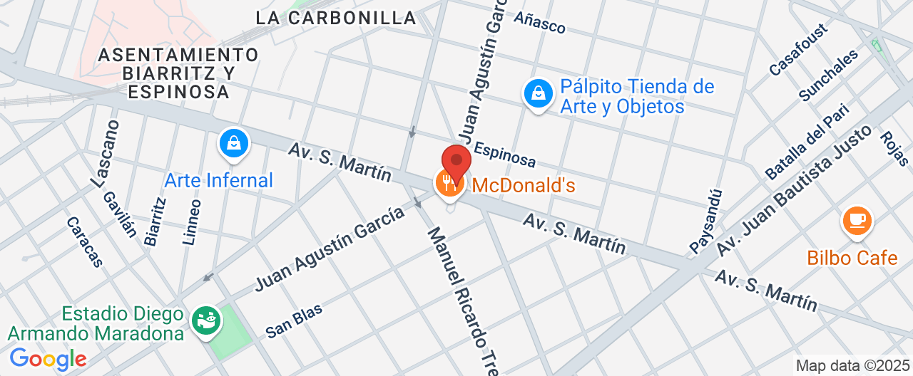 Mapa de la ubicación