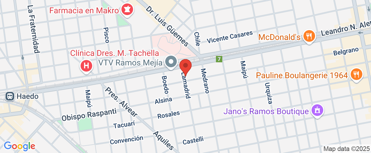 Mapa de la ubicación
