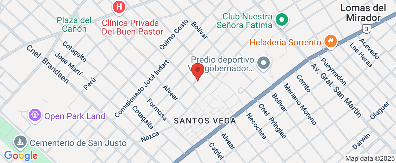 Mapa de la ubicación