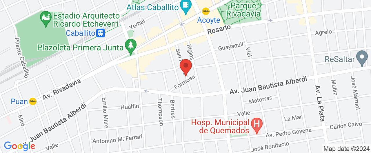 Mapa de la ubicación