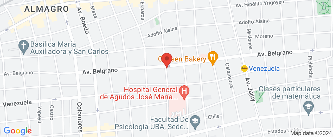 Mapa de la ubicación