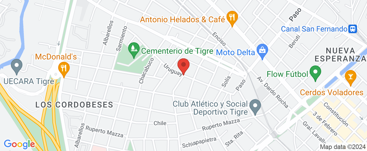 Mapa de la ubicación