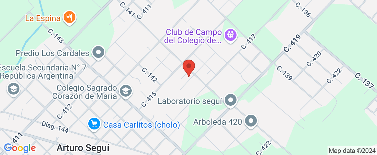 Mapa de la ubicación
