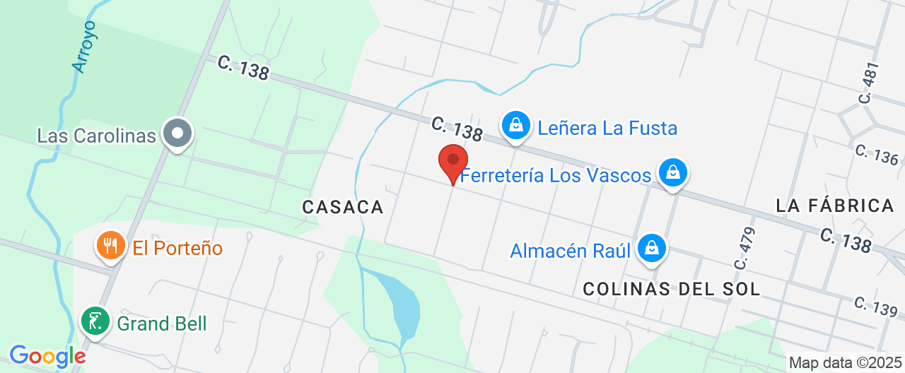 Mapa de la ubicación