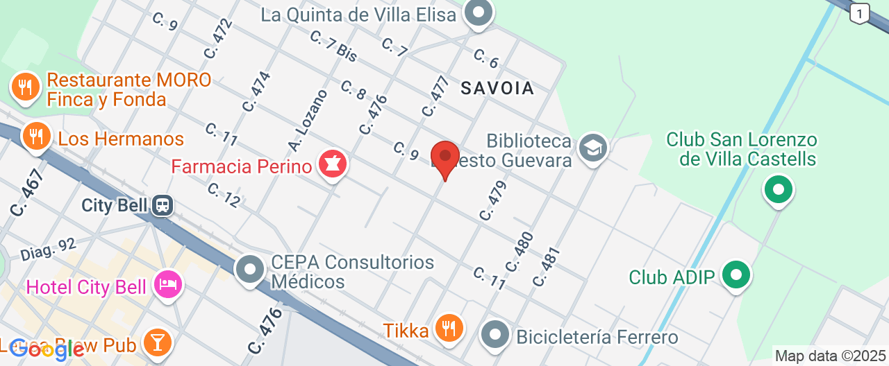 Mapa de la ubicación