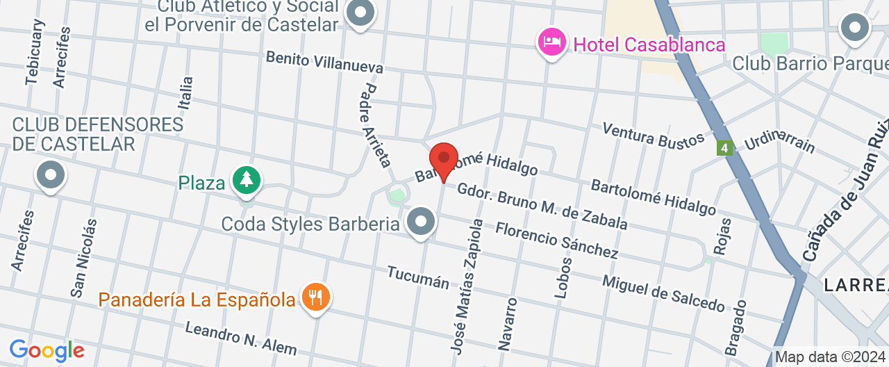 Mapa de la ubicación