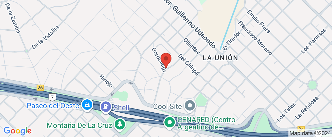 Mapa de la ubicación