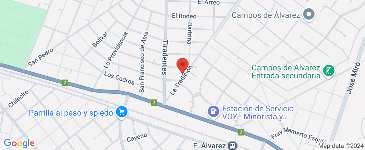 Mapa de la ubicación