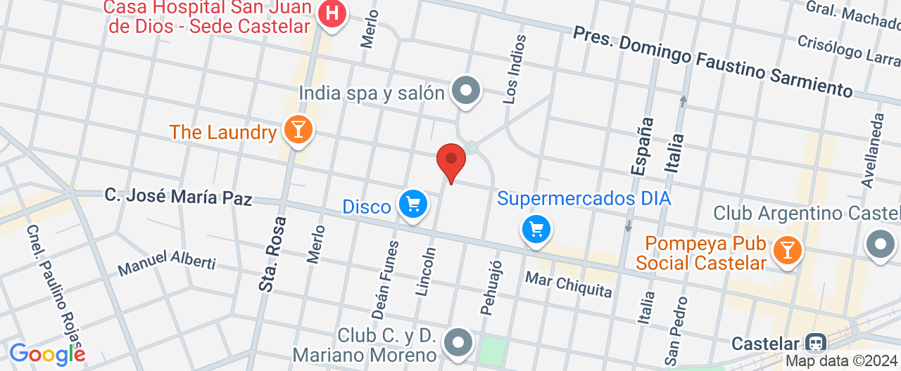 Mapa de la ubicación