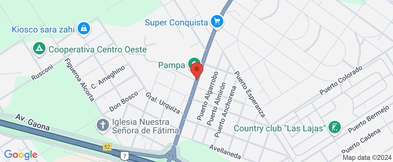 Mapa de la ubicación