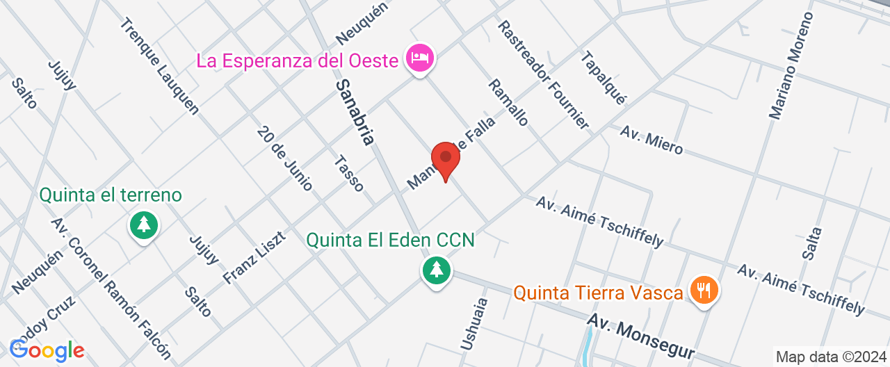 Mapa de la ubicación