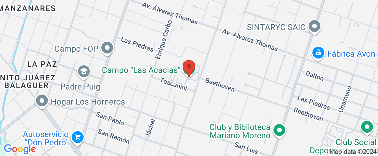 Mapa de la ubicación