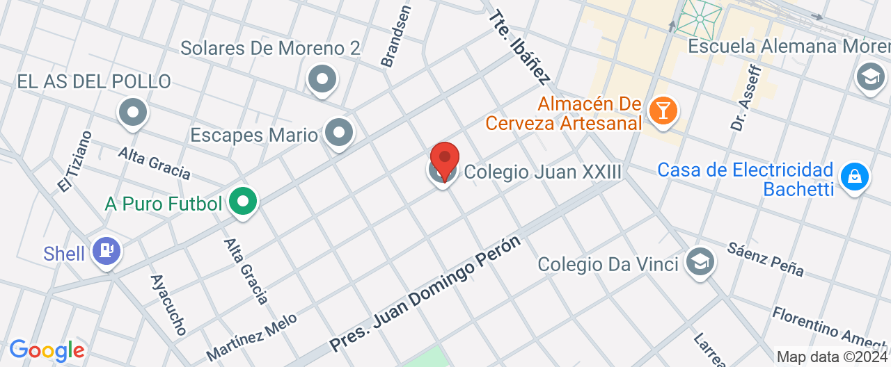 Mapa de la ubicación