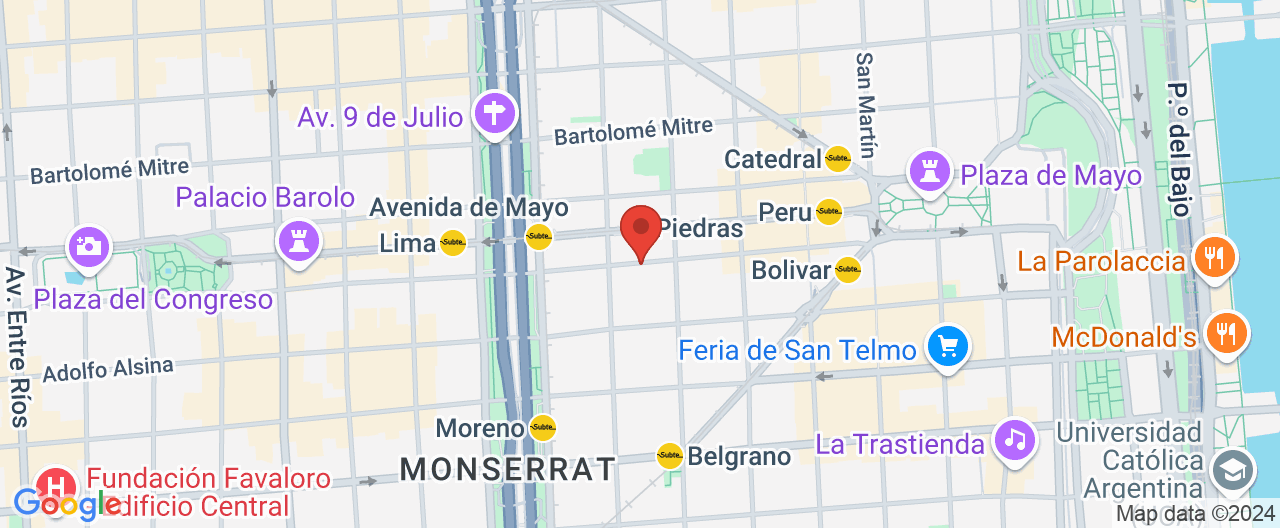 Mapa de la ubicación