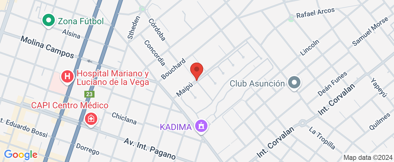 Mapa de la ubicación