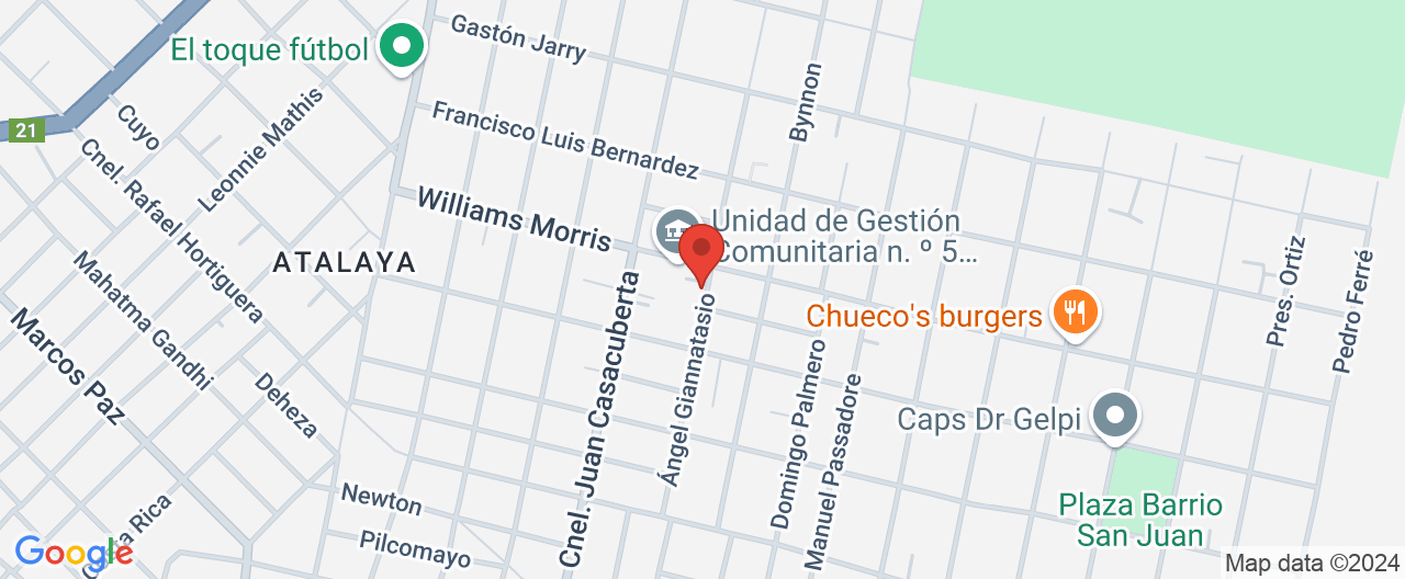 Mapa de la ubicación