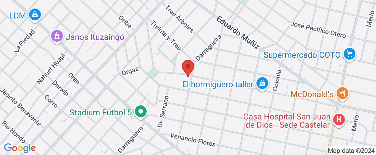 Mapa de la ubicación