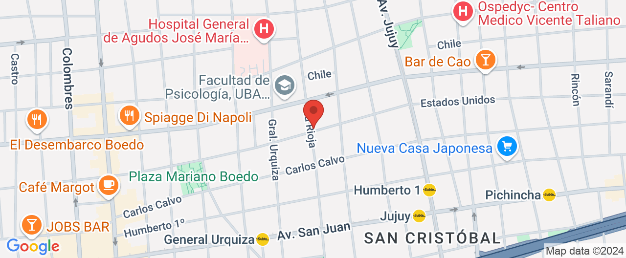 Mapa de la ubicación