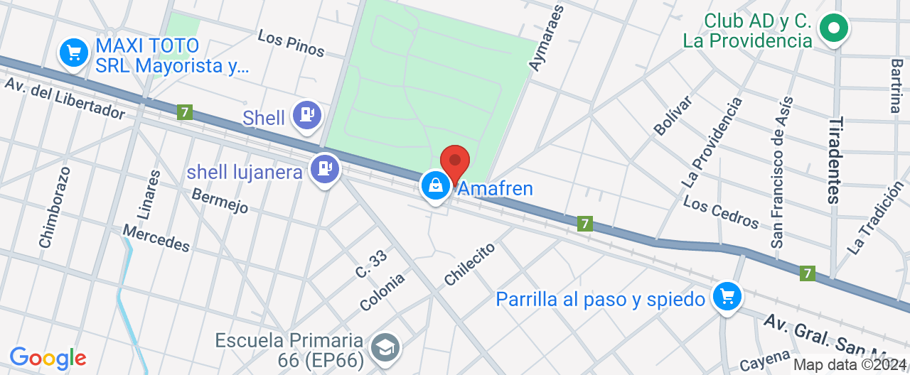 Mapa de la ubicación