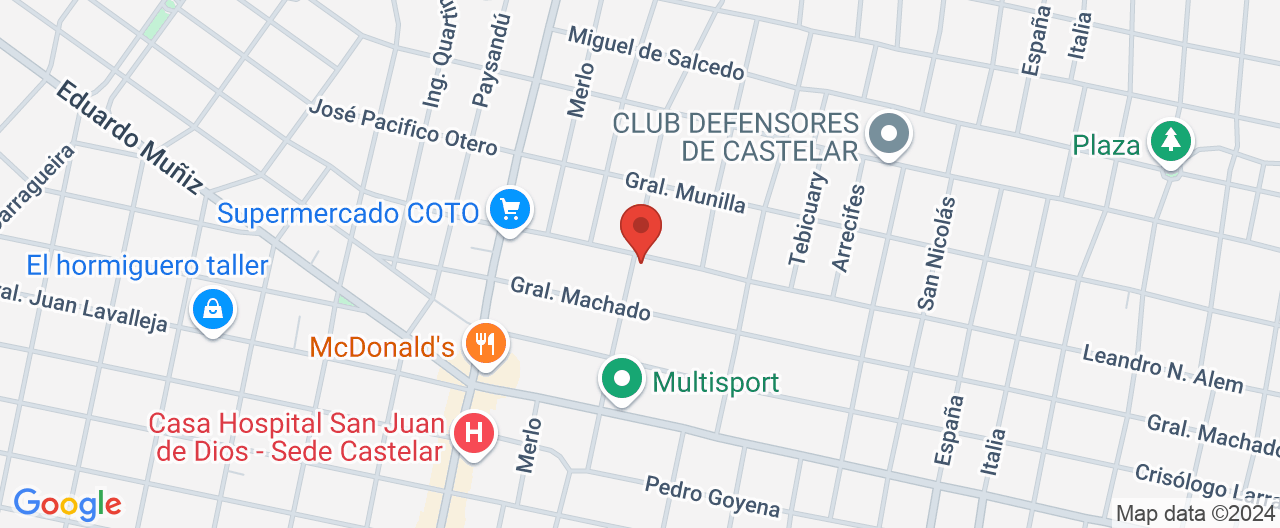 Mapa de la ubicación