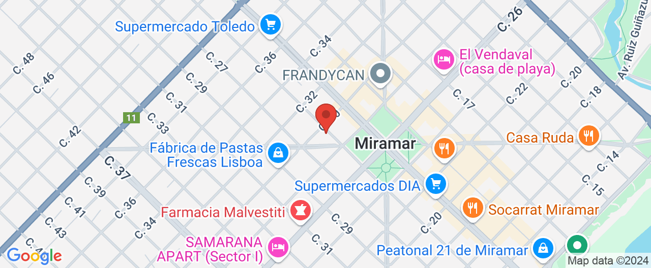 Mapa de la ubicación