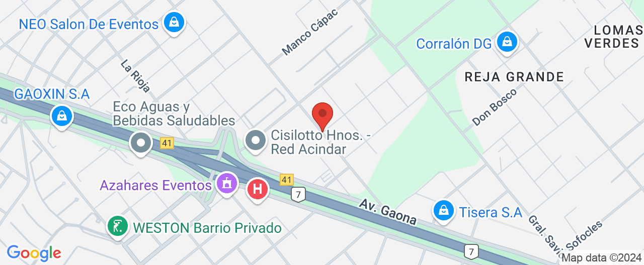 Mapa de la ubicación