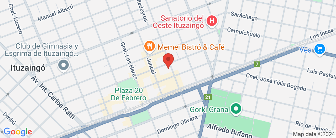 Mapa de la ubicación