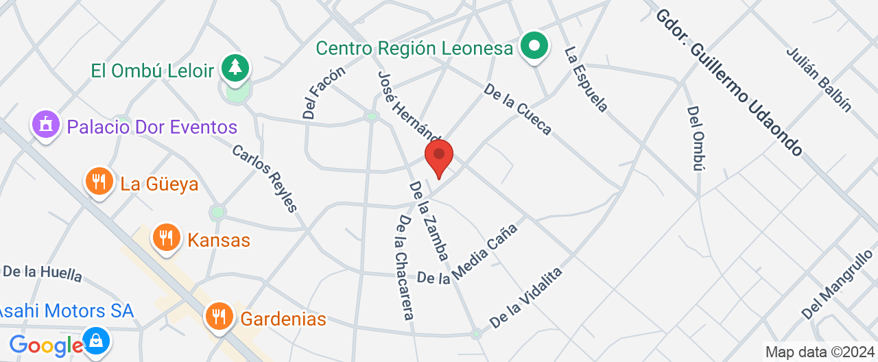 Mapa de la ubicación