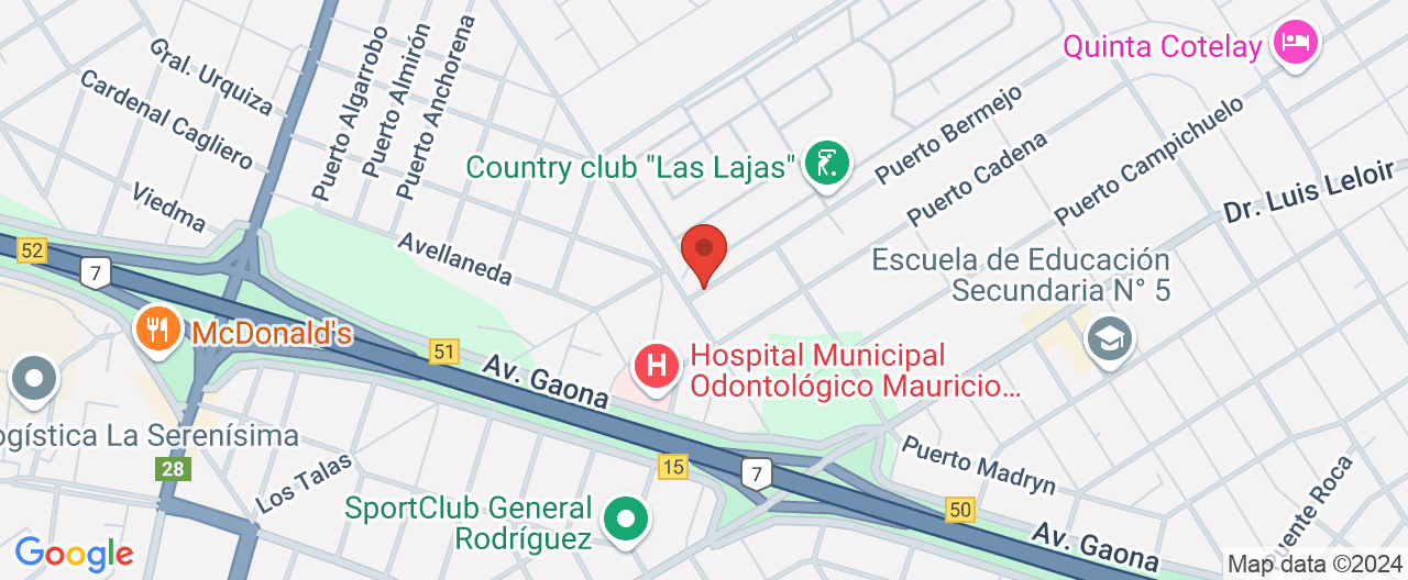 Mapa de la ubicación