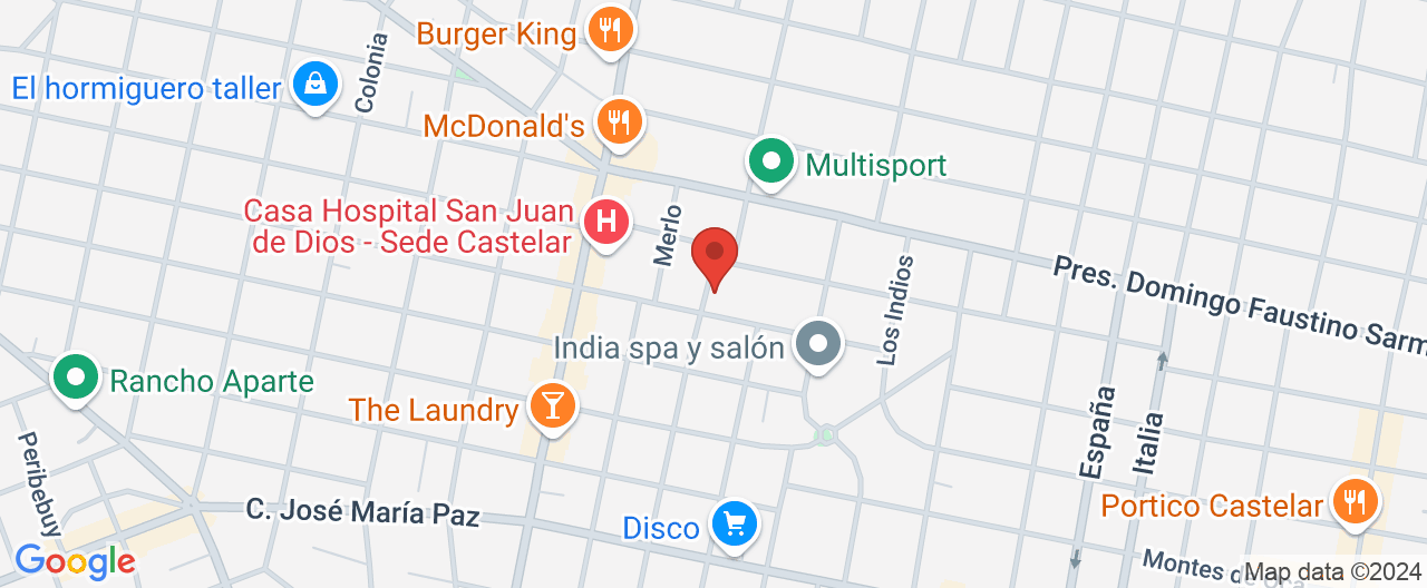 Mapa de la ubicación