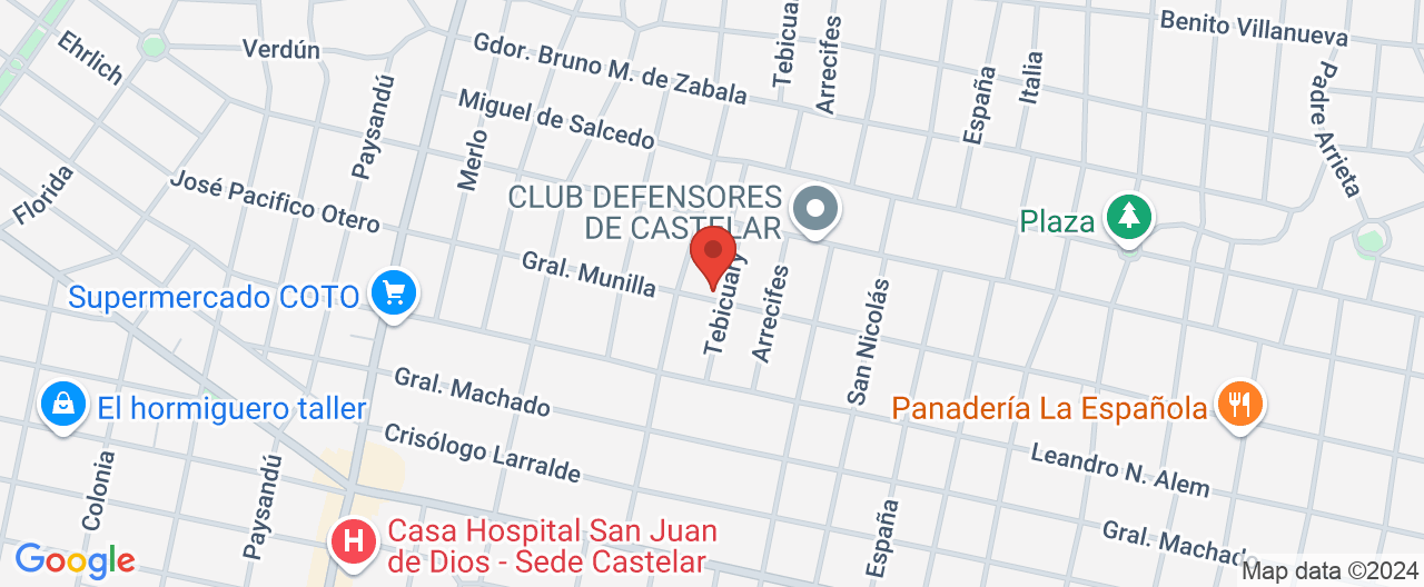 Mapa de la ubicación
