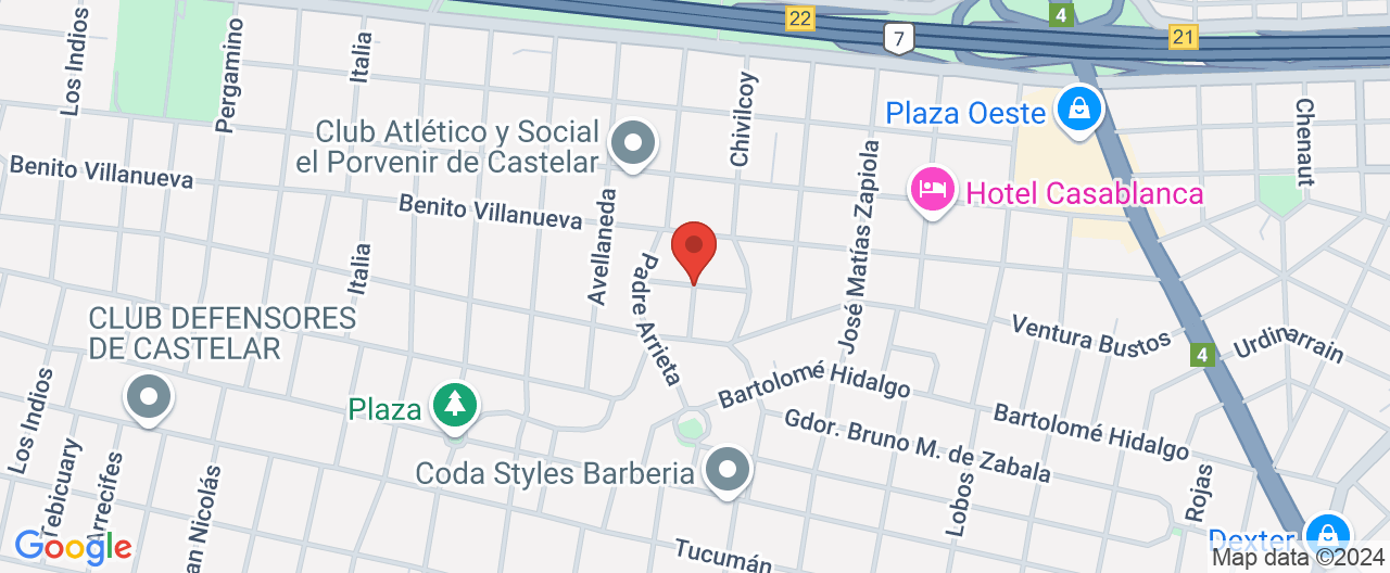 Mapa de la ubicación