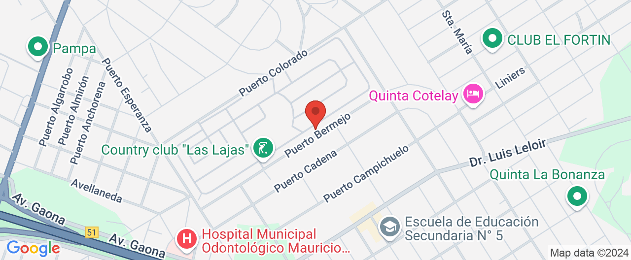 Mapa de la ubicación