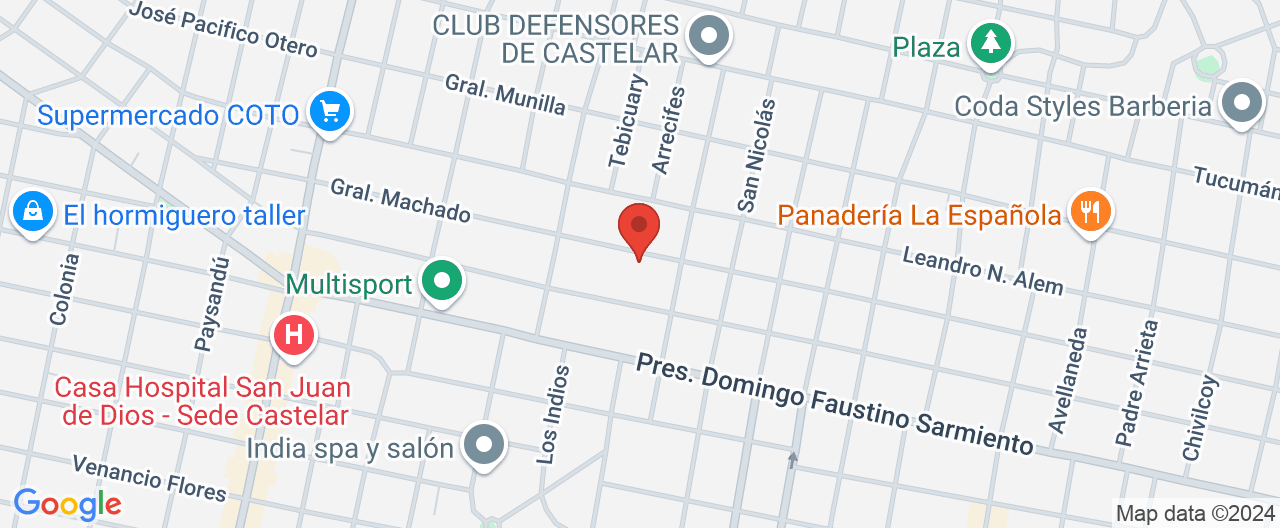 Mapa de la ubicación