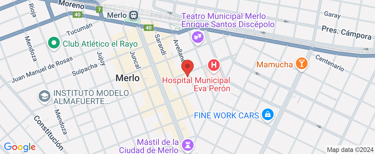 Mapa de la ubicación