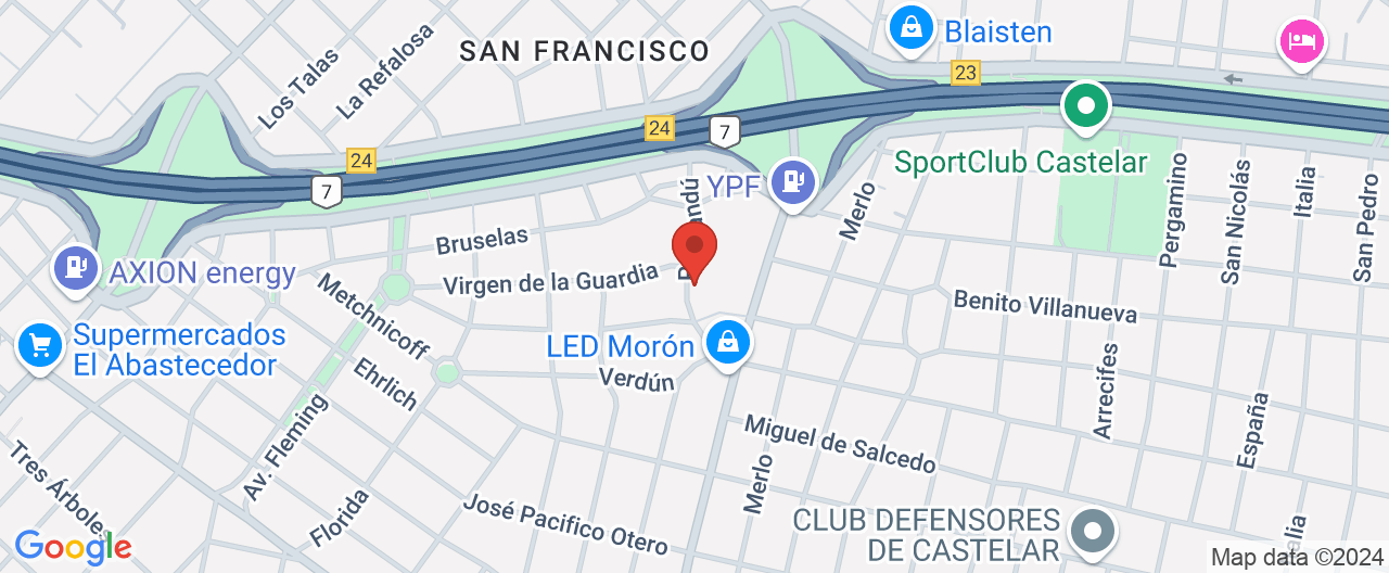 Mapa de la ubicación