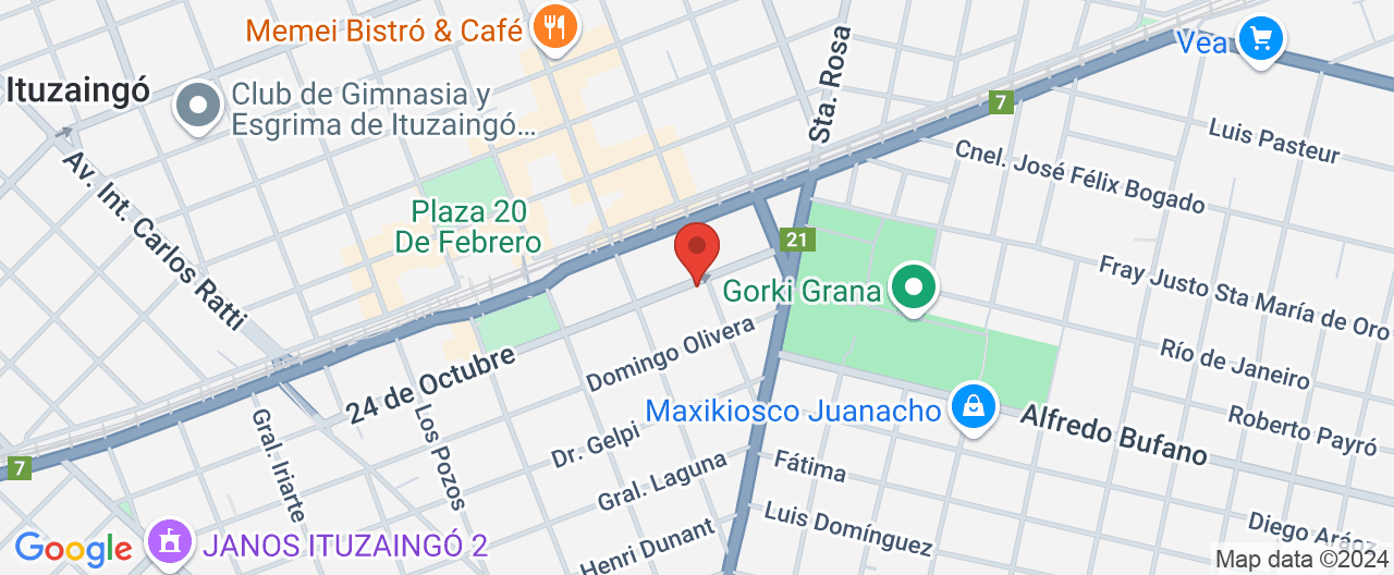 Mapa de la ubicación