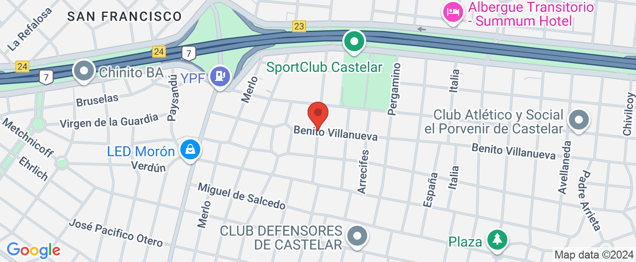 Mapa de la ubicación