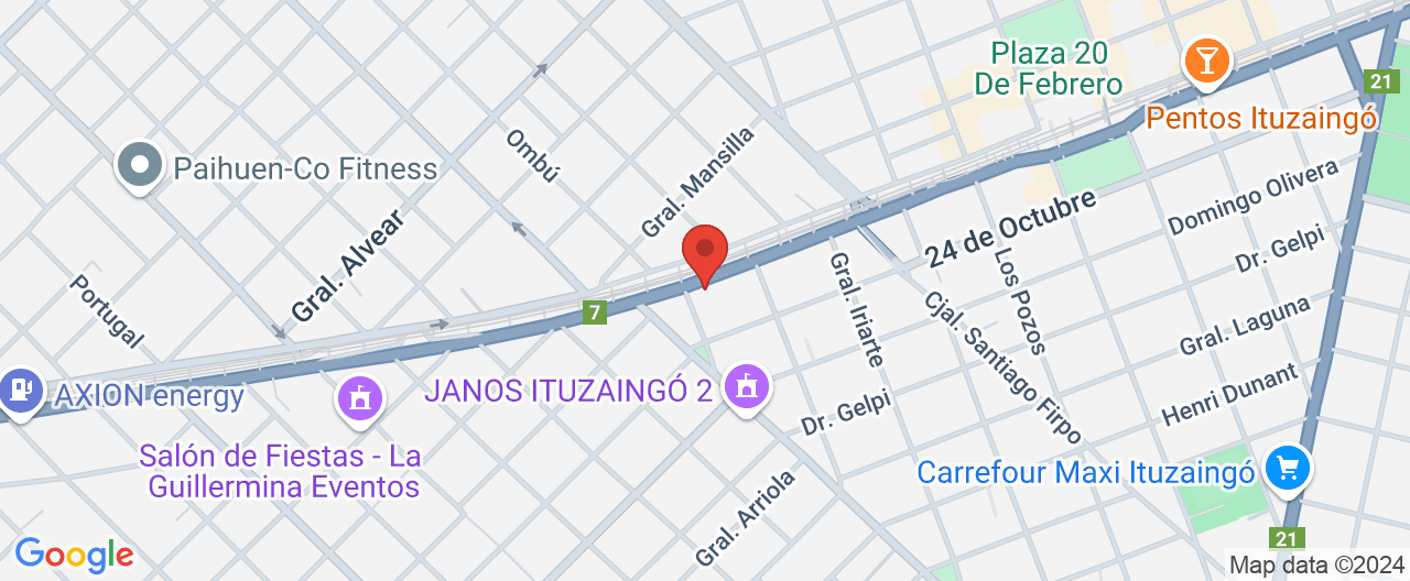 Mapa de la ubicación