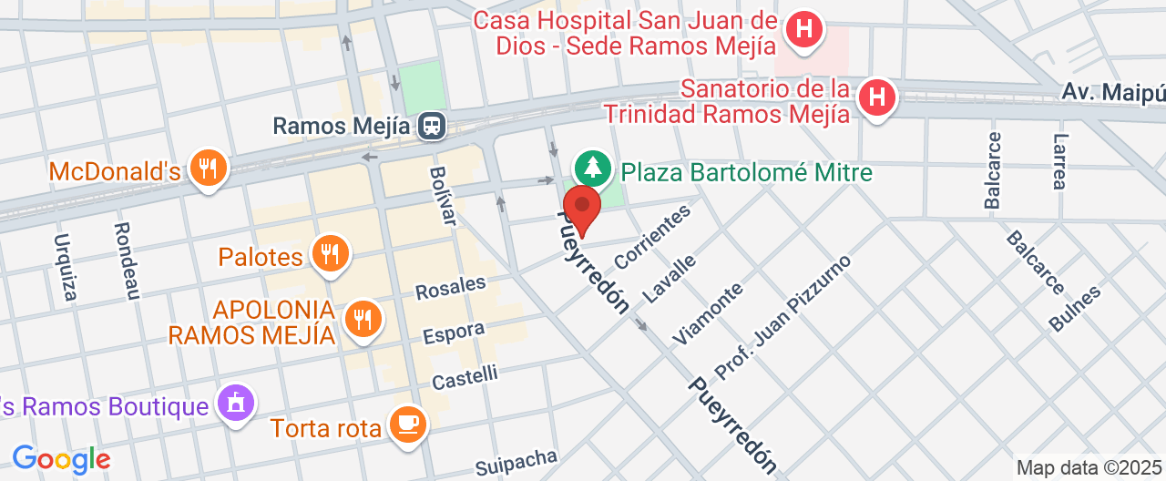 Mapa de la ubicación