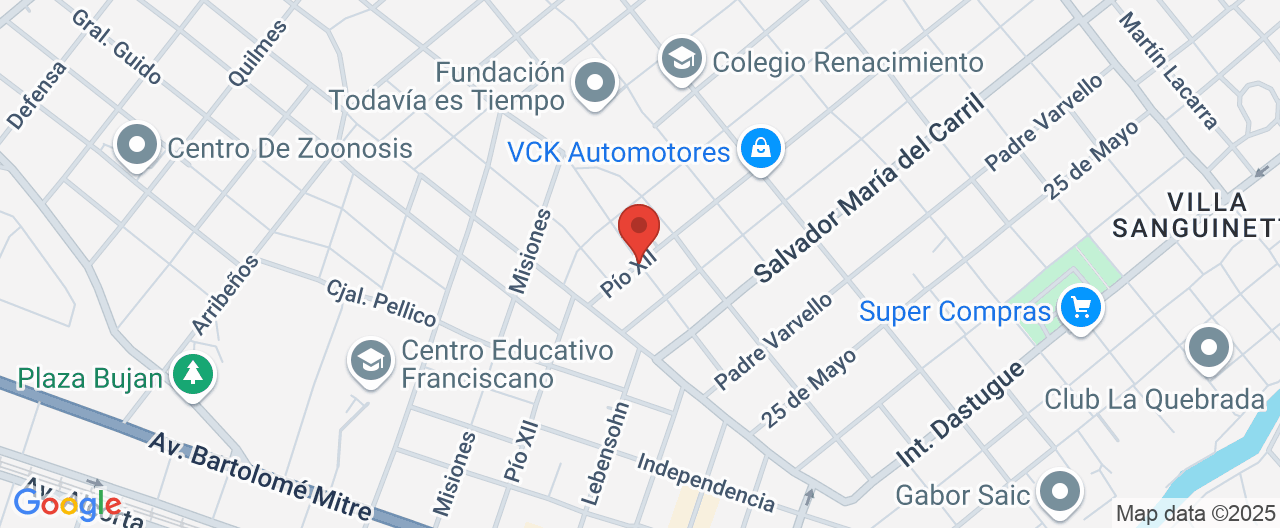 Mapa de la ubicación