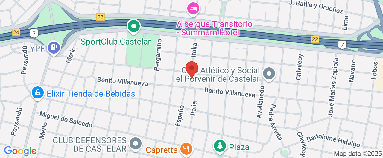 Mapa de la ubicación