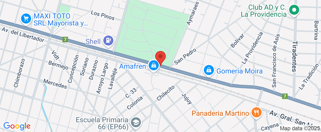 Mapa de la ubicación
