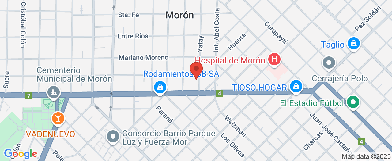 Mapa de la ubicación