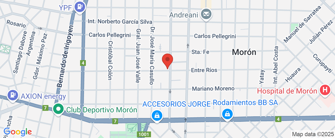 Mapa de la ubicación