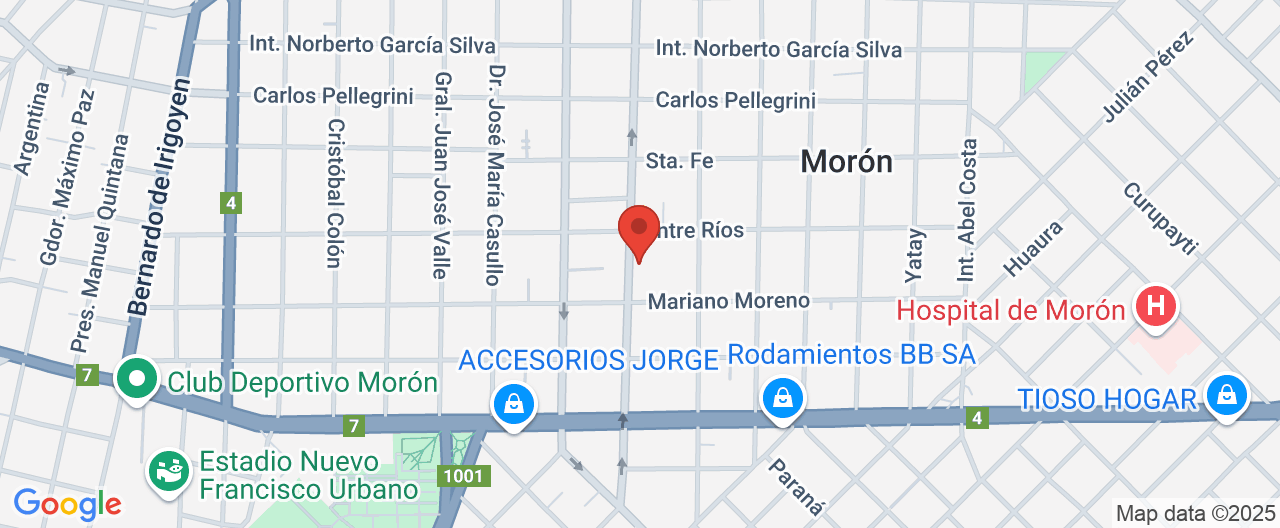 Mapa de la ubicación