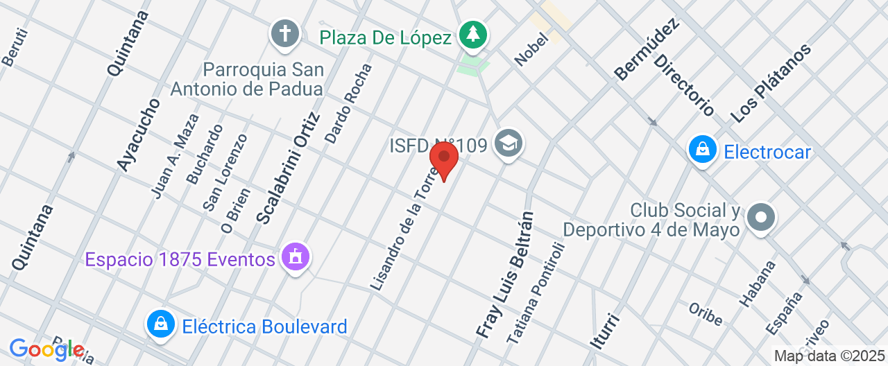 Mapa de la ubicación
