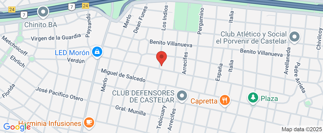 Mapa de la ubicación
