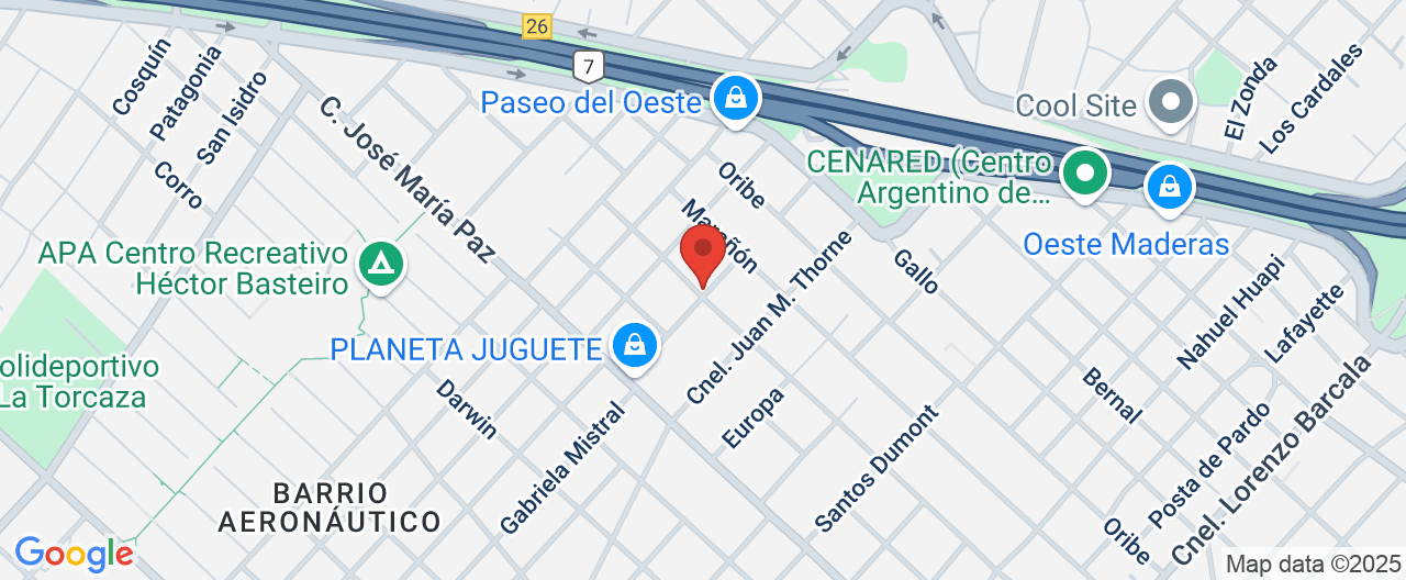 Mapa de la ubicación