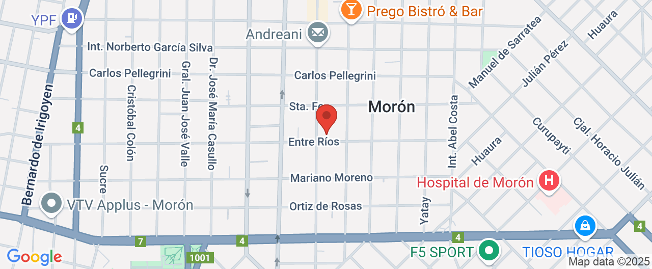Mapa de la ubicación